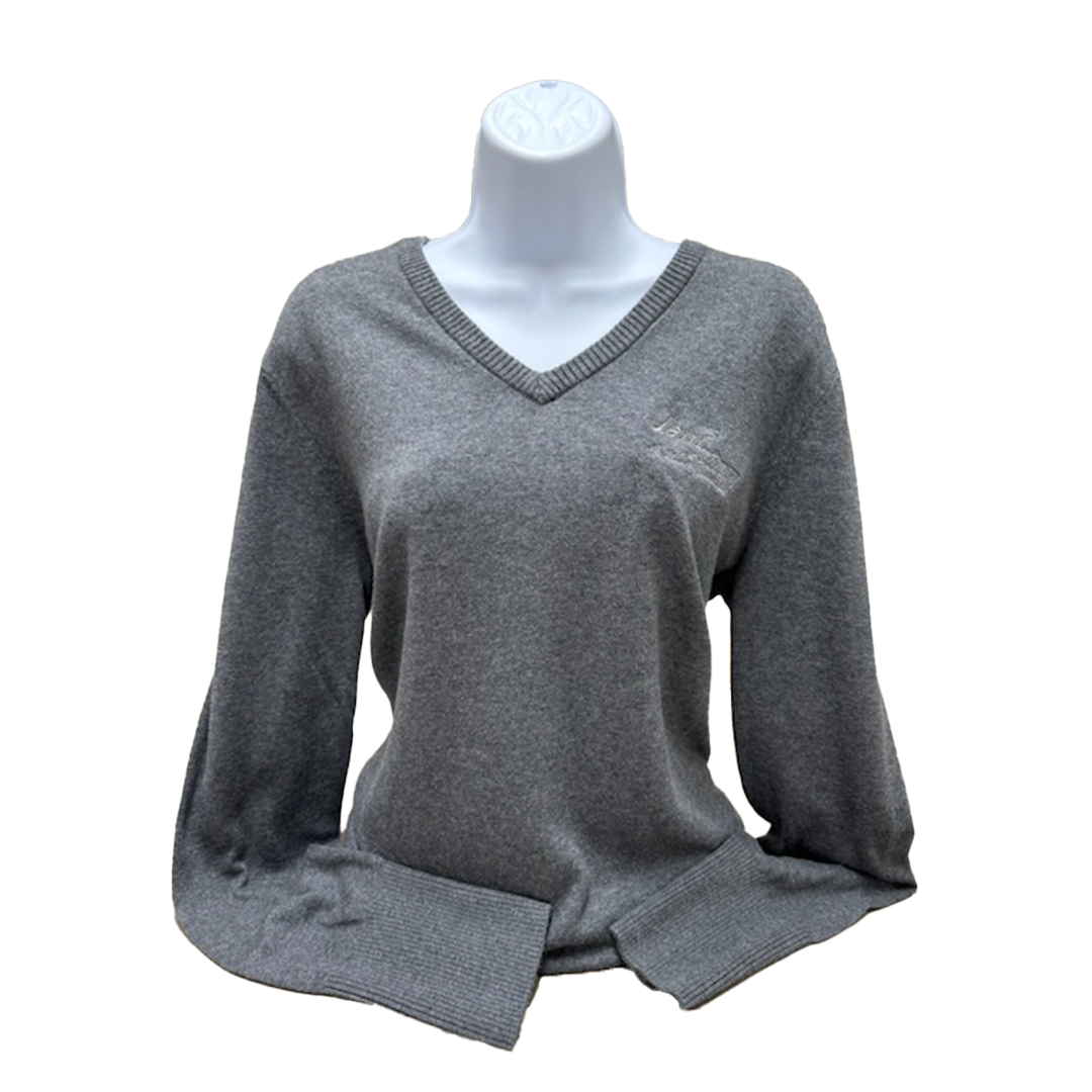 Ladies Long Sleeve V-Neck Sweater