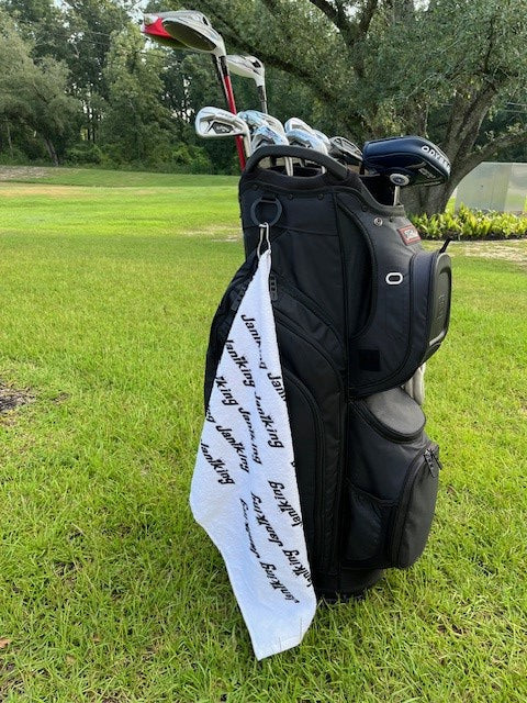 Jani-King Golf Towel with Carabiner
