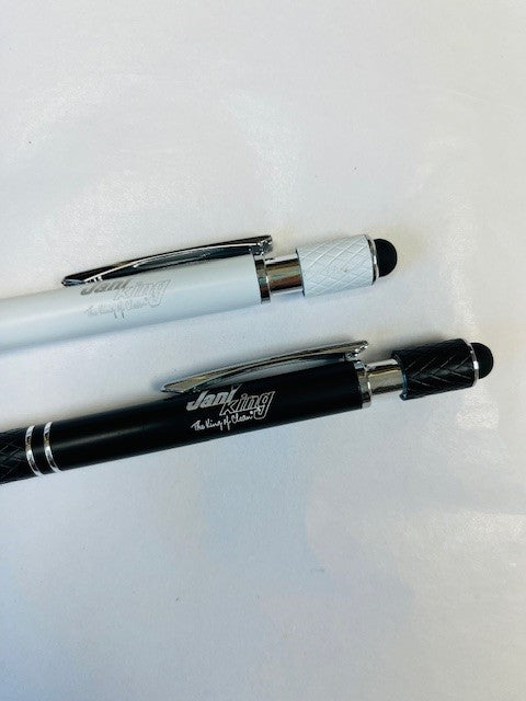 Spinning Pen with Stylus