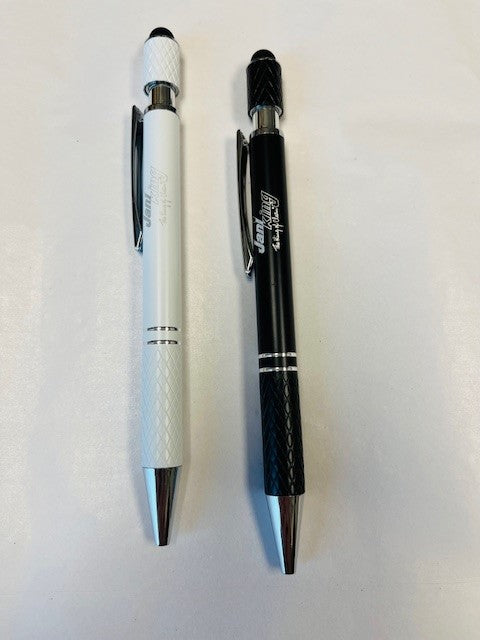 Spinning Pen with Stylus