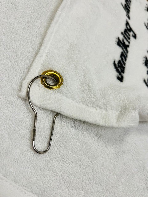 Jani-King Golf Towel with Carabiner